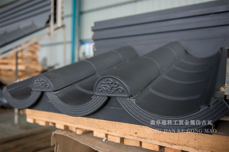 鋁合金瓦當(dāng)成品